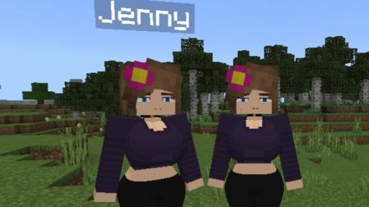 Jenny Mod Bedrock Edition gameplay on mobile and Windows devices